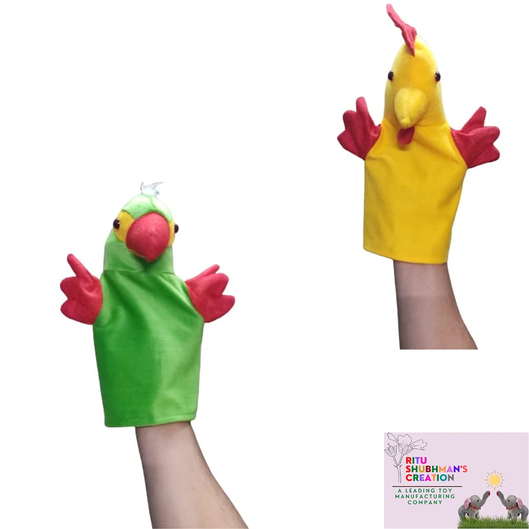 Buy Ritu Shubhman'S Creation Parrot & Hen Hand Puppet Bird Hand