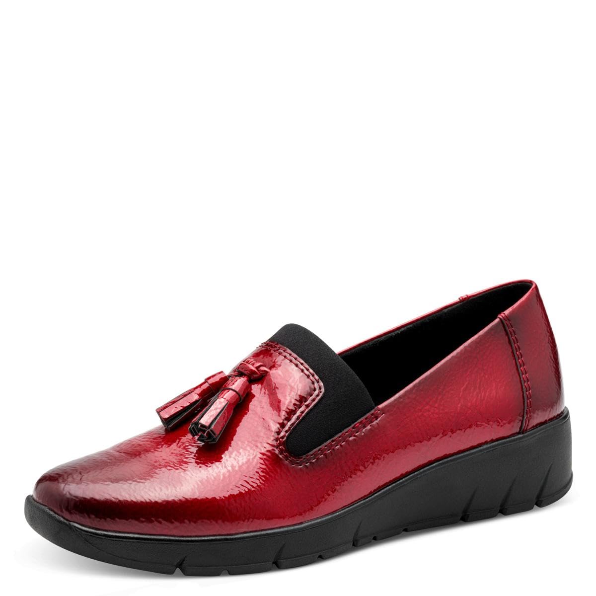 Jana Women’s Slip-Ons Half Shoes Vegan, Fire Patent, 3,5 UK
