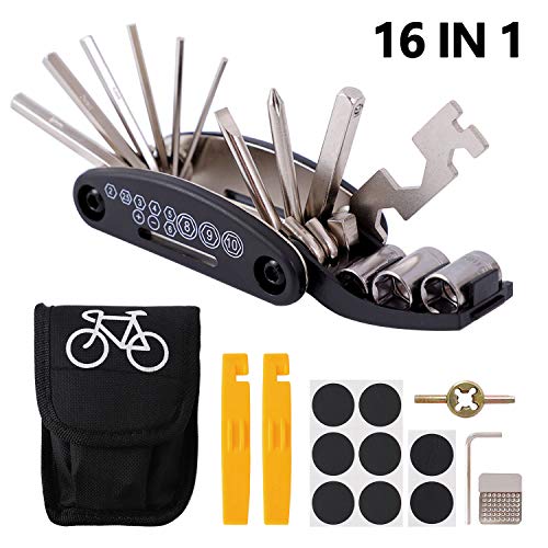 Kit Attrezzi 4 In 1 Multifunzione Per Bicicletta – Bottiglia Portautensili Con 2 Camera D'Aria TPU 30g, Valvola Presta 45mm, Leggero 62g