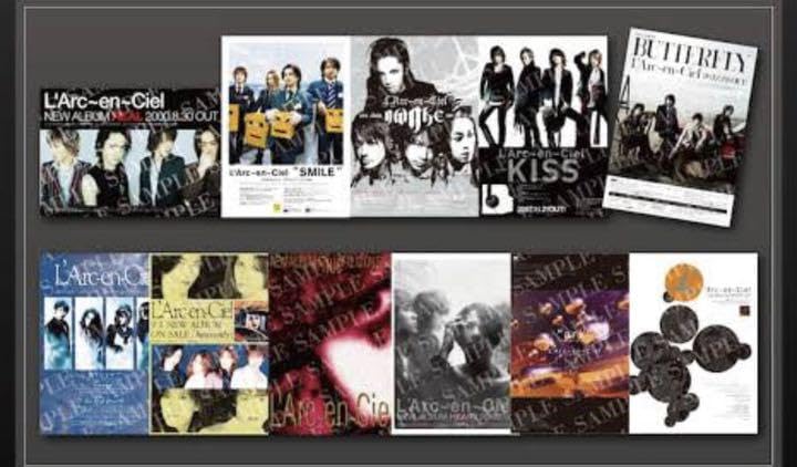 L'Arc〜en〜Ciel 歴代アルバム告知ポスター　全11枚コンプリートセット Amazon.co.jp: L'Arc～en～Ciel 歴代アルバム告知ポスター 全11枚