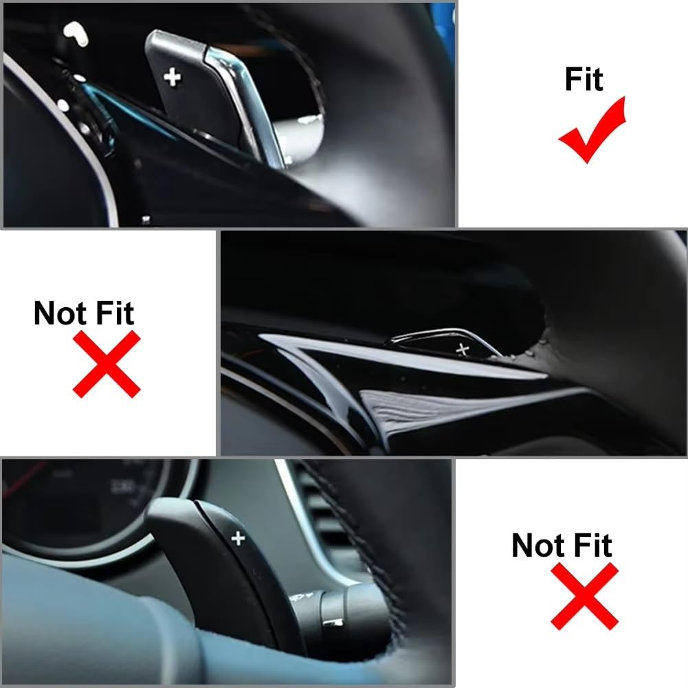 Palette Au Volant Compatible Avec Peugeot Pour 208 2008 308 3008 508 5008 SW GT Palettes De Volant De Voiture Extension De Changement De Vitesse Levier De Vitesse De Volant De Voiture
