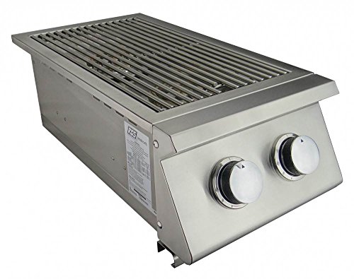Premier Series Stainless Steel Double Side Slide-In Burner - LP