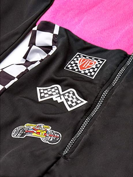 Speed Race Car Driver Adult Halloween Queen Racer Costume Jumper for Women - Image 5