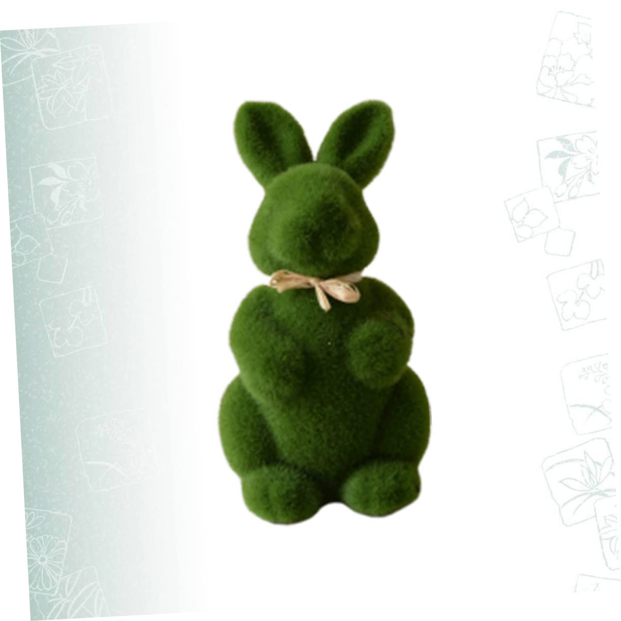 Amosfun 3stücke Künstlicher Moos Hase Dekoration Für Ostern Bunny Ornament Für Kinderzimmer Und Büro Grün