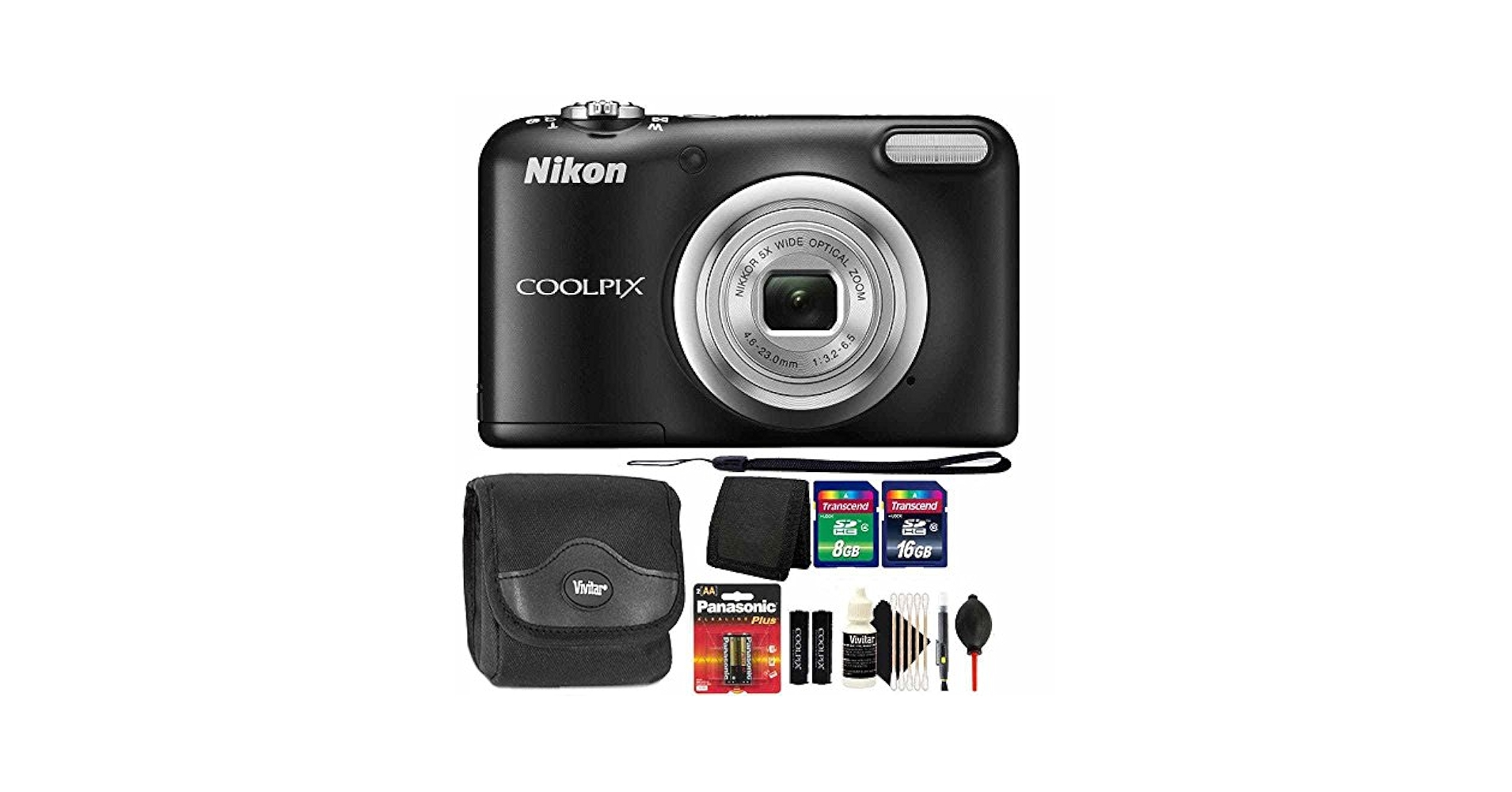 Amazon | Nikon Coolpix a10 16.1 MPデジタルカメラ(ブラック) +