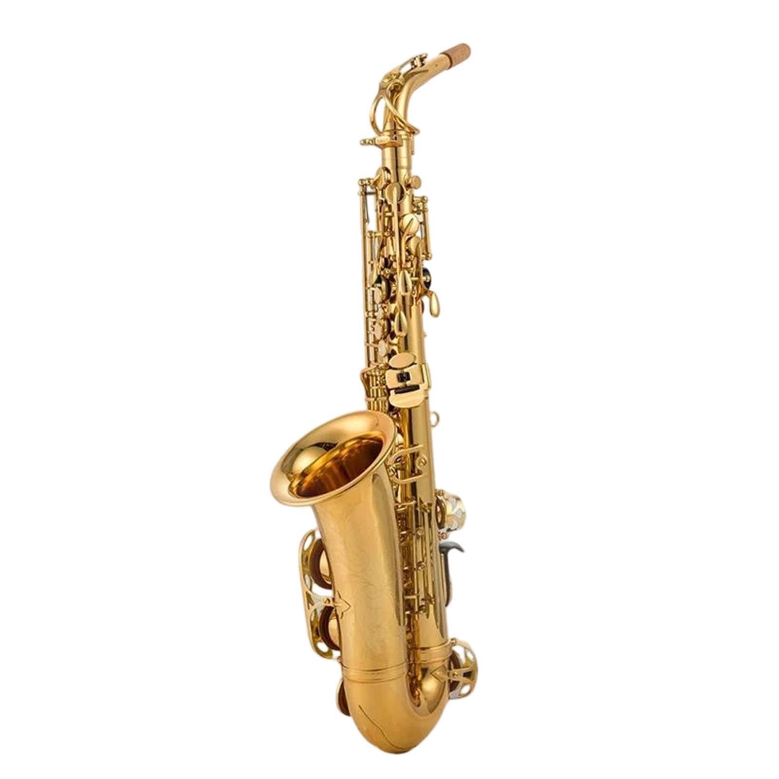 Adulte Saxophone Saxophone Alto Clé Mib Plaqué Or