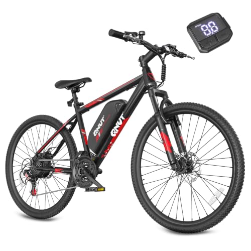 QNUT Electric Bike for Adults, Peak 1000W Motor 26' Commuter Ebike Victor
