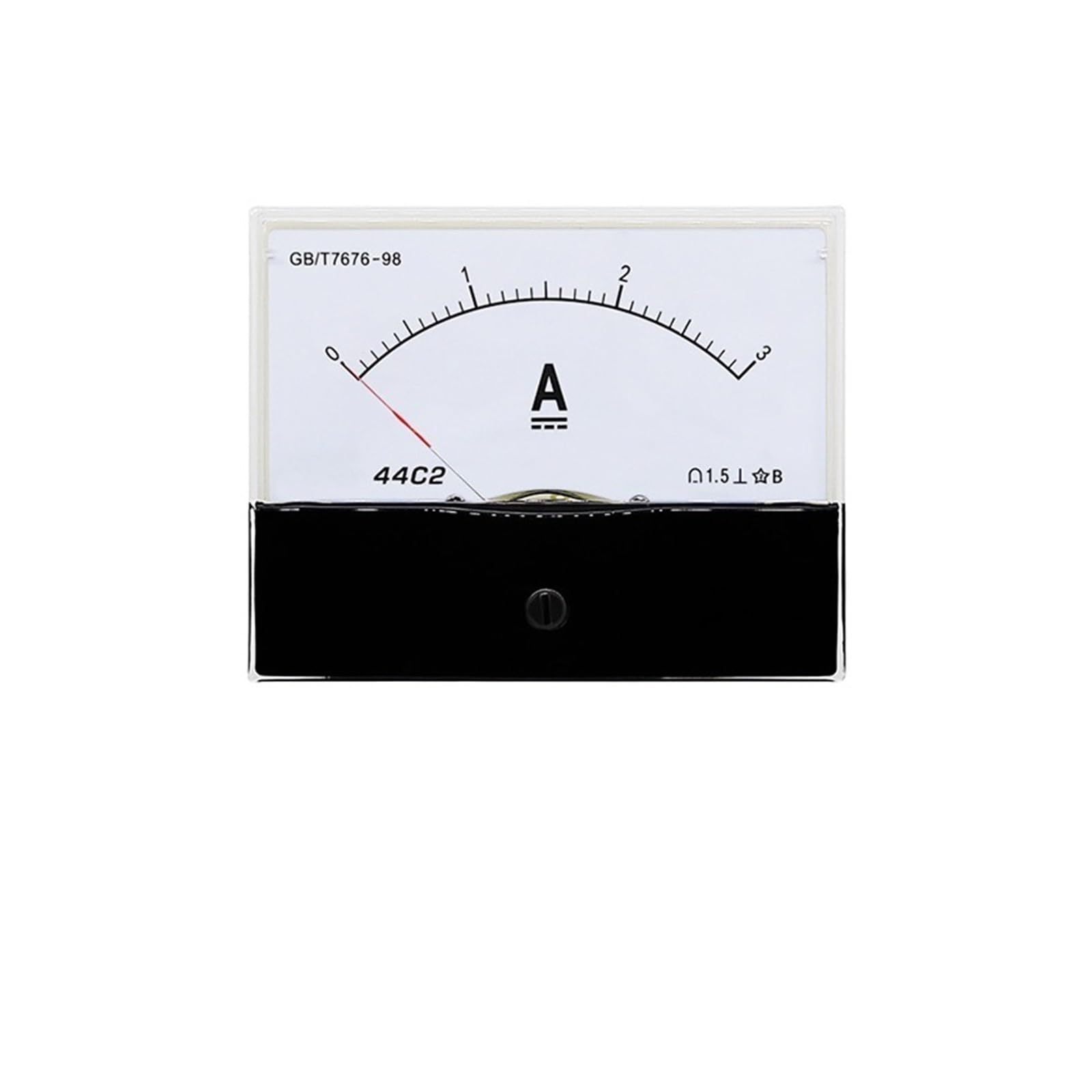 44C2 DC Ammeter Analog Panel Pointer Ampere Meter 3A/5A/10A/15A/20A/30A/50A/100A/200A/300A/500A(5A Directly on)