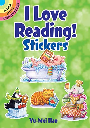 I Love Reading Stickers (Dover Little Activity Books: Animals)