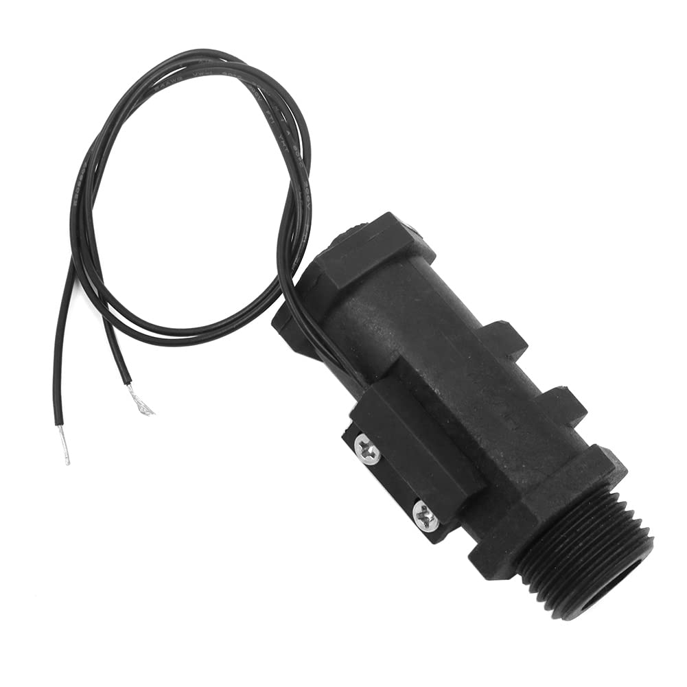 Water Flow Switch, AC 220V Plastic Magnetic Water Flow Switch Vertical/Horizontal Water Flow Control Sensor for Electric Water Heater