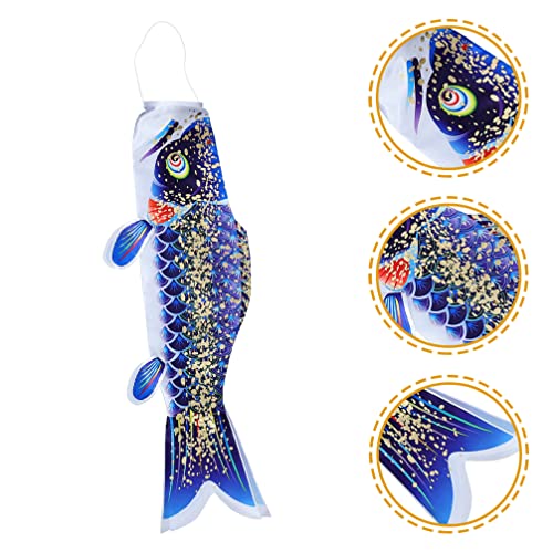 Gadpiparty Carpa Japonesa Biruta Serpentina 5 Pçs Bandeira De Peixe Pipa Koinobori Decoração Suspens