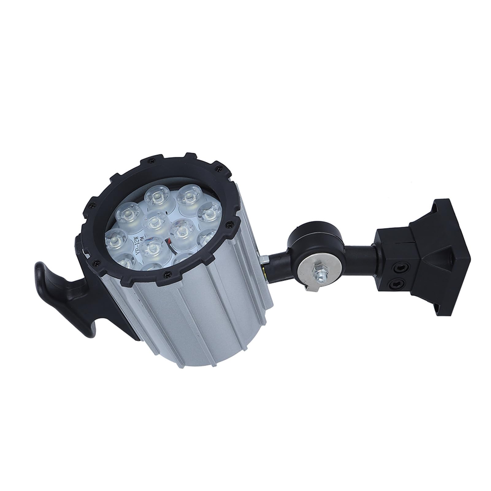 Braccio regolabile per lampada da lavoro a LED da 12 W 24 V, design anti acqua per utensili CNC, torni, trapani; Alta luminosità, facile installazione