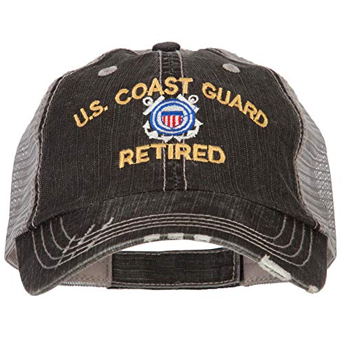 Gorra US Coast Guard Retired bordada perfil bajo miniatura 1