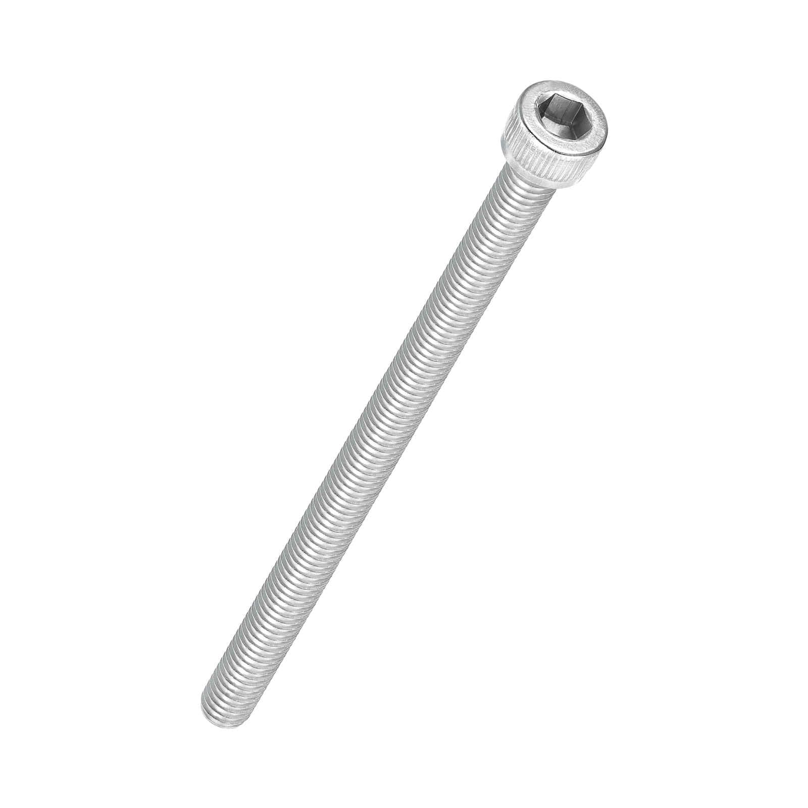 Kozelo 5pcs Socket Head Cap Screws - [M6-1 x 110mm] 304 Stainless Steel Allen Socket Drive for Electrical Motor 3D Printing Fan Engine Replacement Use, Silver — image 1