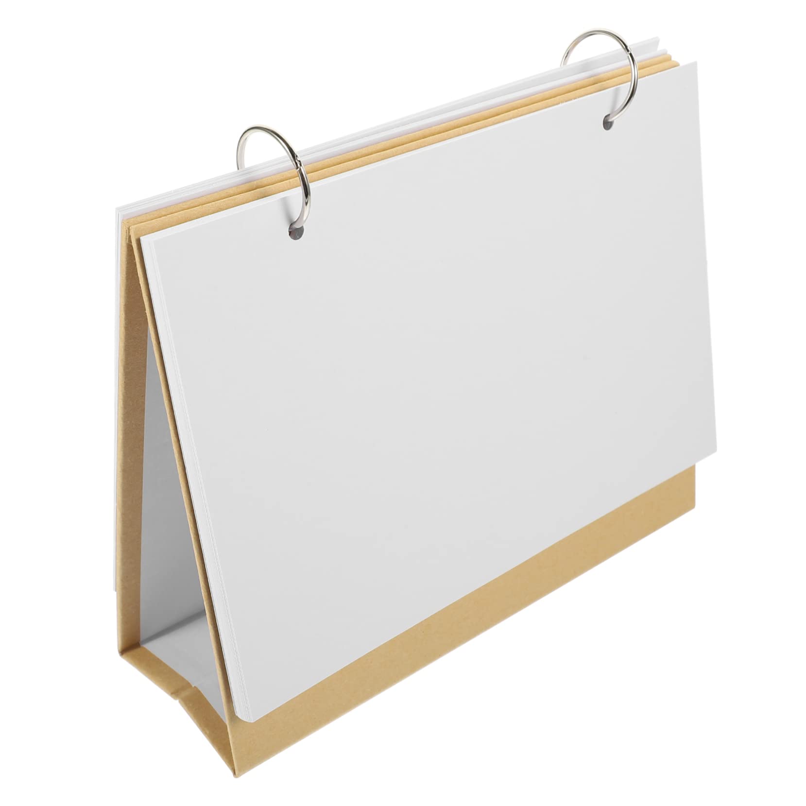 VILLCASE 3stücke Stehender Kalender Weißkarton Mit Kraftpapierdeckel Handgezeichnetes Design Für Büro Schule Und Zuhause Leerer Tischkalender Selbstgestalten Platzsparend Und Vielseitig
