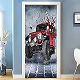 【Adhesivos autoadhesivos para puertas】Con función autoadhesiva, fácil de instalar, sin necesidad de comprar pegamento, lo que le permite ahorrar tiempo y dinero. Simplemente retire la película protectora trasera y péguela en la puerta. Extraíble, no dañará su puerta cuando se desmonte.
