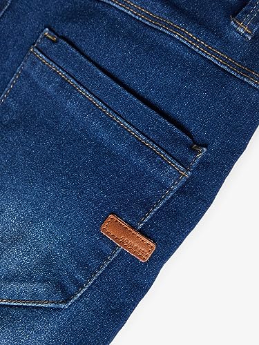 Name It Nkmsilas Slim Dnm L Shorts 2272-Tx Noos, Pantaloncini Bambini e ragazzi, Blu (Medium Blue Denim), 128