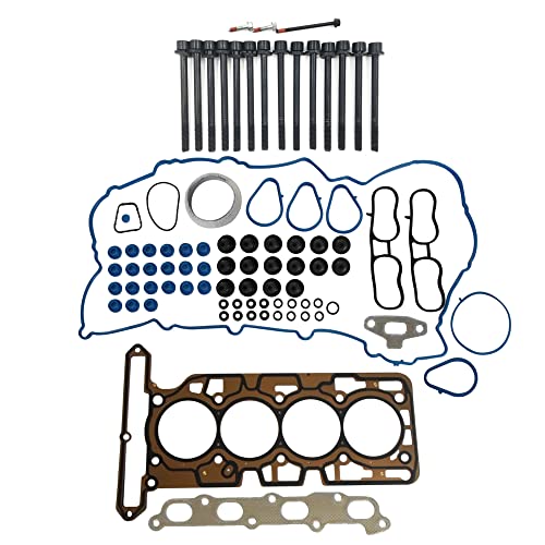 Image of Partsflow MLS Head Gasket Set with Head Bolts For CHEVROLET COLORADO 2007-2012 For GMC CANYON 2007-2012 For ISUZU I-290 2007-2008 2.9L 2921CC 178CID L4 DOHC, (16 VALVE), VIN CODE inch9 inch OE#HS26389PT