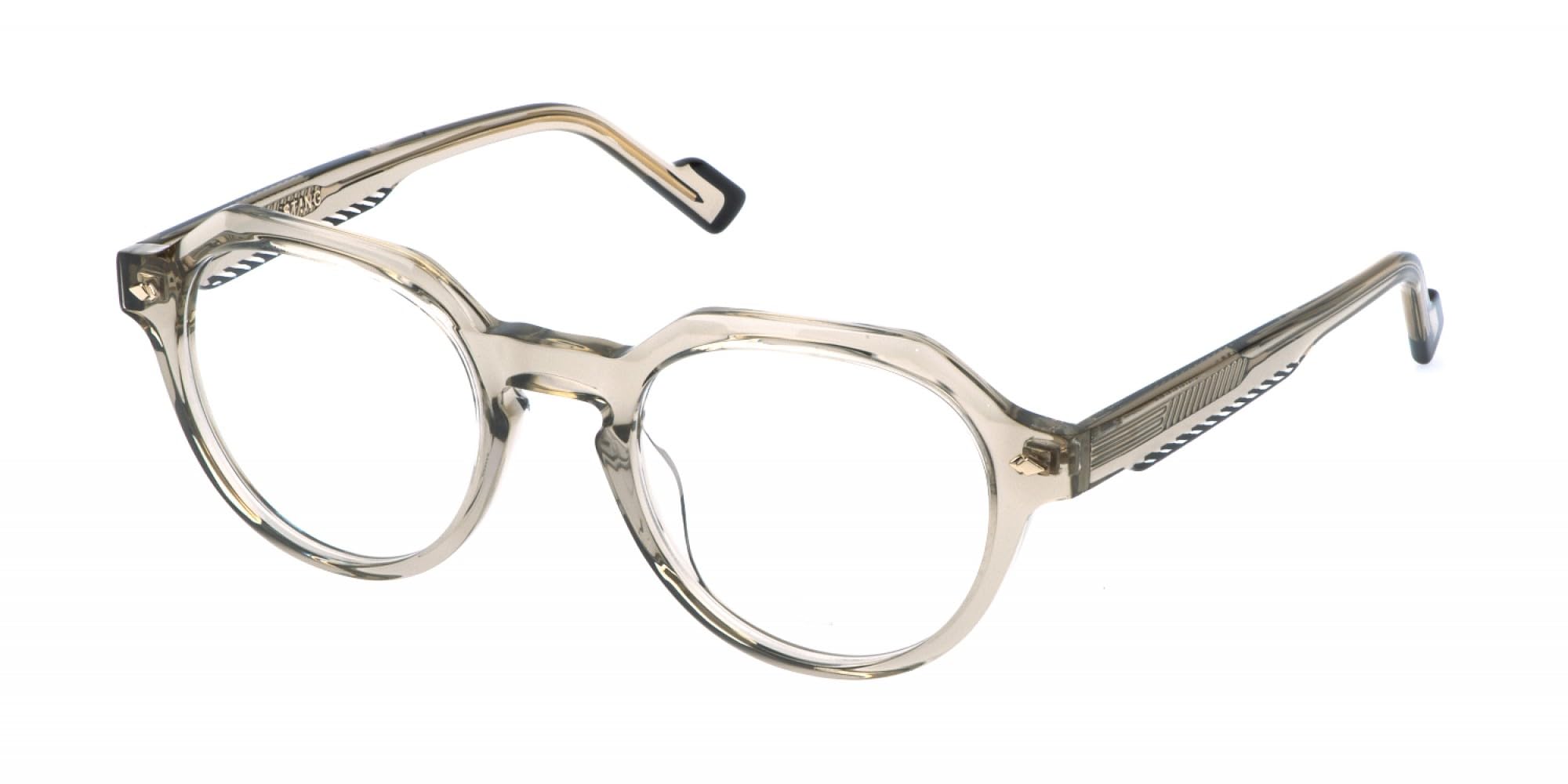 Sting, MARCO DE GAFAS, VST571, SHINY TRANSP.BEIGE, 51/22/145