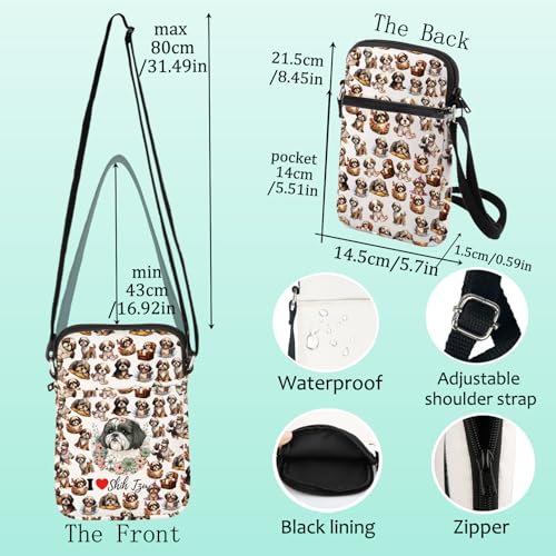 LEVLO Shih Tzu Crossbody Bag - Lover Gift Shoulder Bag Dog Merchandise2