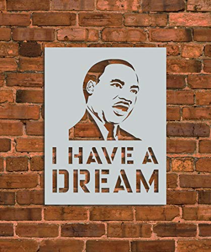 MLK I Have a Dream Stencil Template - Reusable Stencil - INNOVO Stencils (8.5" x 11")