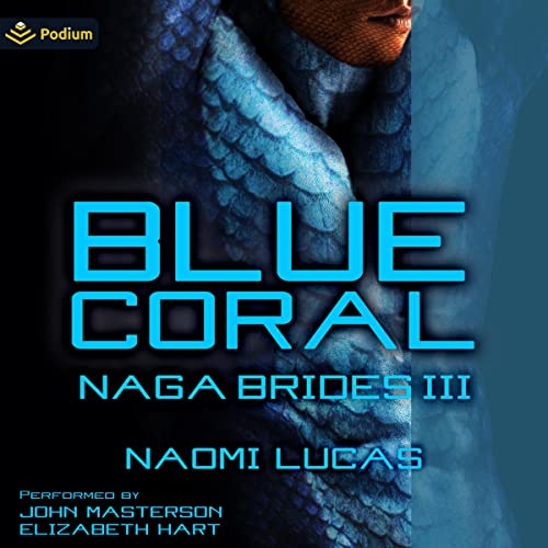 Blue Coral Audiolibro Por Naomi Lucas arte de portada