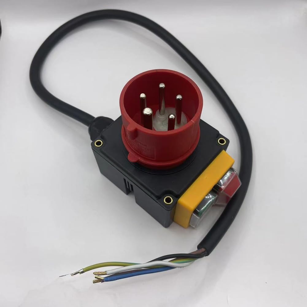 KOA7 Interruptor de dispositivo Interruptor de máquina 380/400 V 3 fases con cable e inversor de fase compatible con divisor de madera