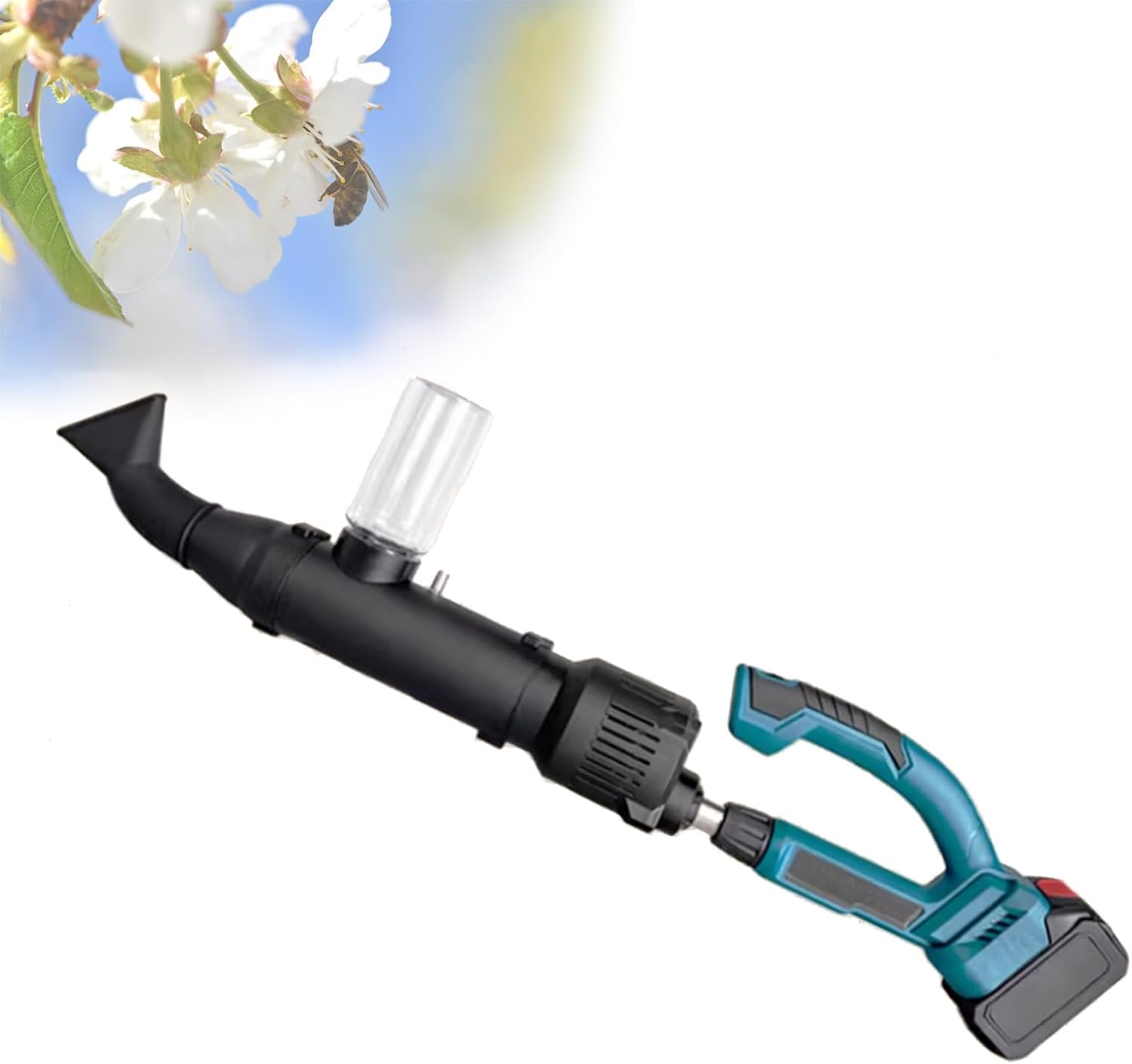 BOOZXCV Electric Pollinator Tool, Handheld Battery Powered Sprayer for Fast Pollination of Vegetables and Fruits
