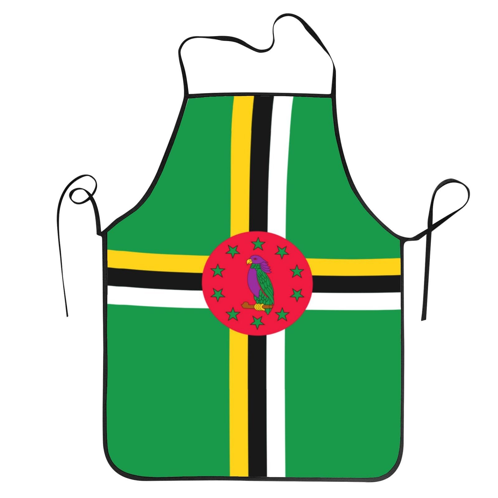 Dominica Flag Aprons for Men, Women for Kitchen Cooking Baking BBQ Chef Apron