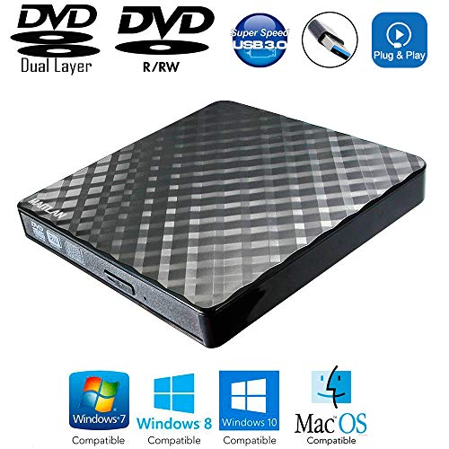 Portable External DVD CD Player Burner USB 3.0 Optical Drive for Lenovo HP