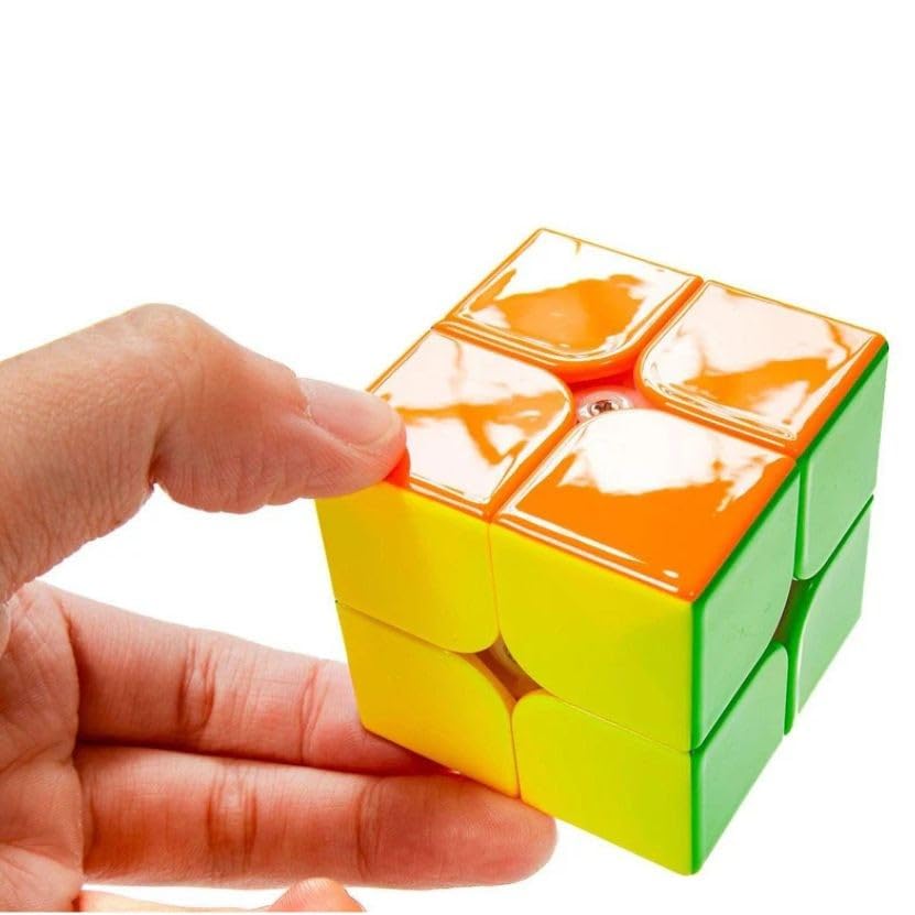 Image of MoYu WeiPo 2x2 V5 Magnetic Speed Cube | MagLev, 20-Magnet Ball-Core & UV Coated Finish | Flagship 2x2 with 8 Compression Settings & Large Corner-Cutting