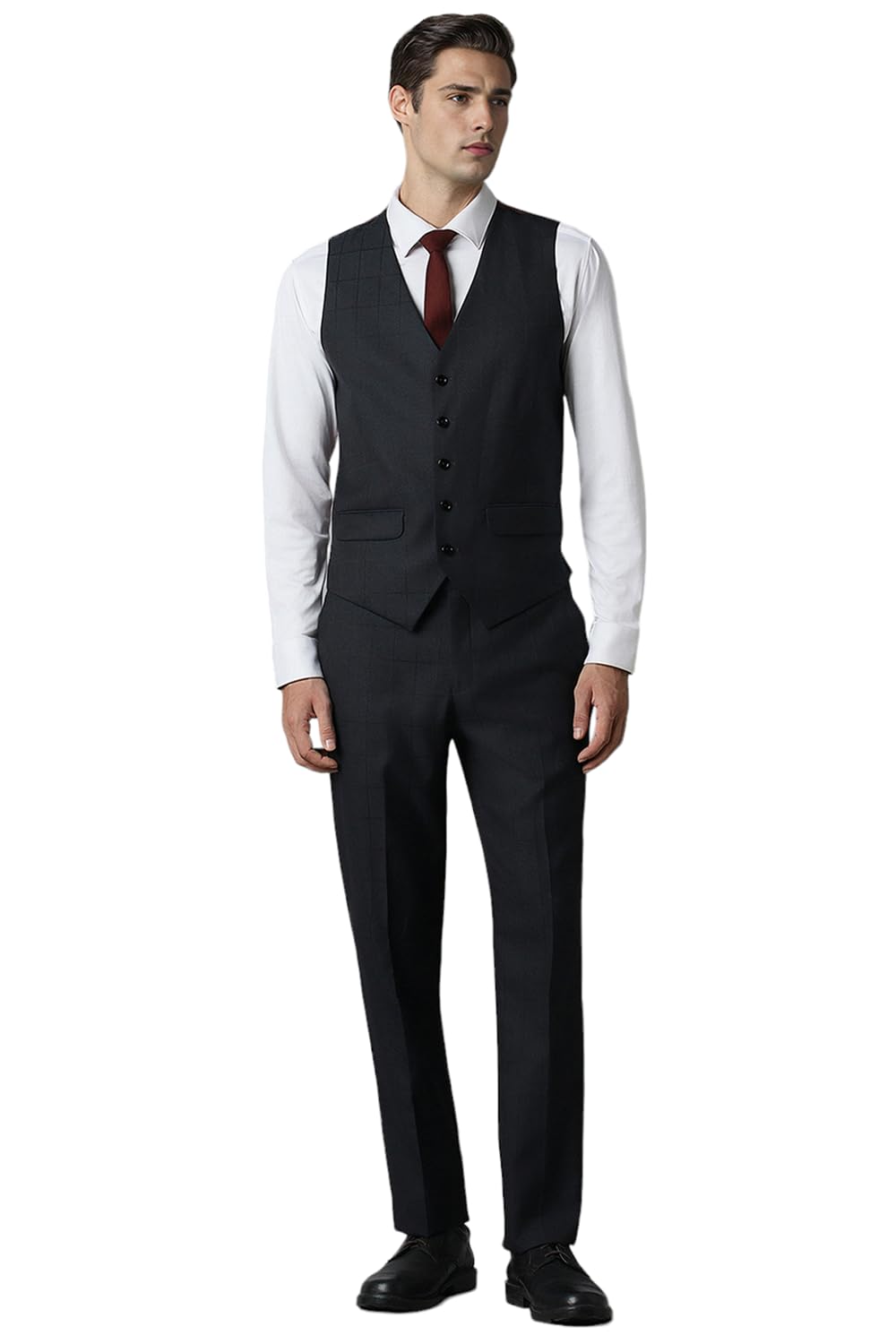 louis philippe Men's Polyester Blend Three Piece Suit-Dress Set-picture-33