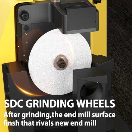 Image of MRCM End Mill Sharpeners Grinding Machine 4-14mm CNC Router bit Sharpener for 2 3 4 Flute(MR-X1)