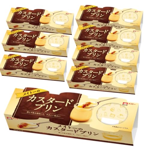 [冷蔵] 協同乳業 メイトーのカスタードプリン 70ｇ×3　×8個のサムネイル