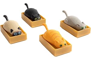 Racing Cats in Boxes: 4-Pack Purrfect Challenge for Box-Loving Kitties