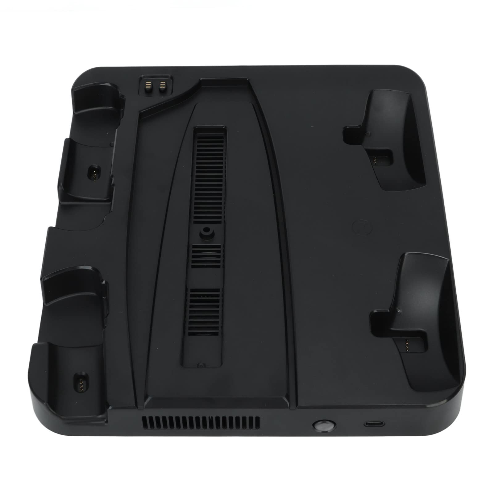 COCOYUEMA Base de soporte de carga, ventilador de disipación de calor, estación de carga de luz indicadora LED de 4 puertos para consola