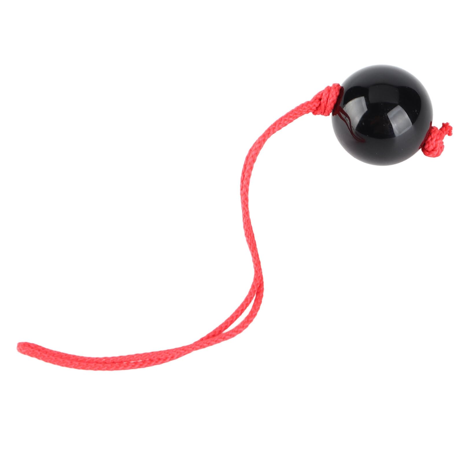 equlup Rope Tree Climbing Ring, 27mm 1.1in Climbing Tree Ball Plastic Rope Guide Ring Style Friction Saver with Loop Lanyard for Aerial Work in Garde