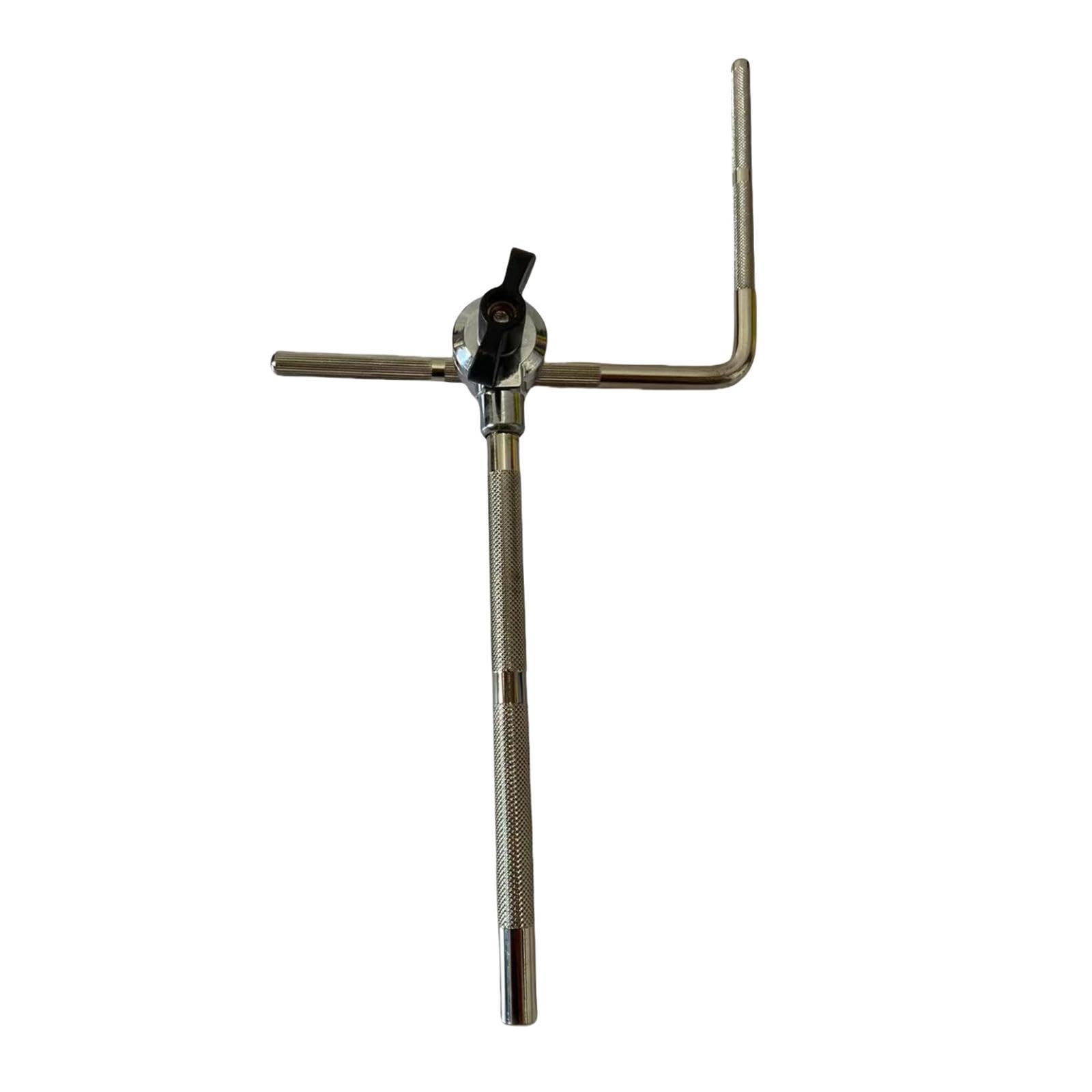 Supporto per piatti, attacco hardware per braccio piatto, robusto supporto per piatti con asta a L per parti di batteria, accessori per, 27.5 Cm