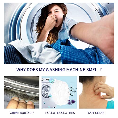 NATRUTH Washing Machine Cleaner Descaler 30 Pack Deep Cleaning Washer