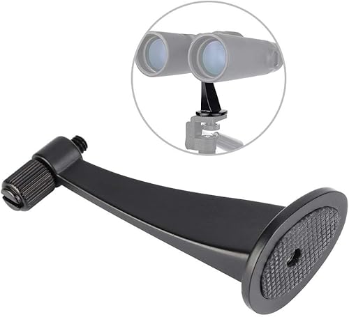 Adaptador de trípode para telescopio, soporte de adaptador de montaje de trípode binoculares, interfaz estándar de tornillo de 1/4, para telescopio