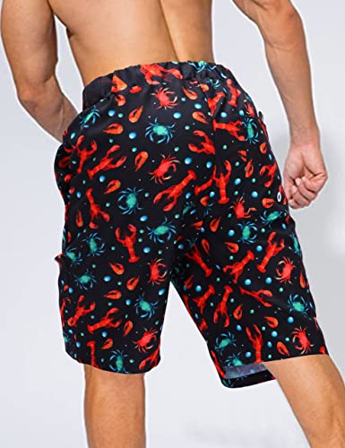 KYKU Swimming Trunks Men Swim Shorts Swimwear Beachwear Board Shorts with Pocket4