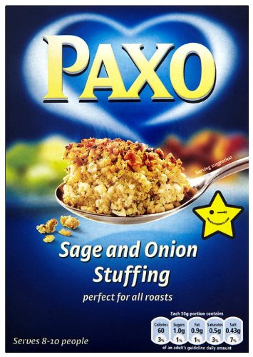 Paxo Sage and Onion Stuffing 190g