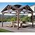 Outdoor Leisure Products Model 10600041 Cedar Gazebo with Metal Roof Measuring 12 Feet by 12 Feet