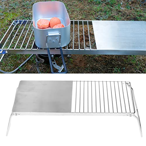 Support de réchaud pliable et grille de cuisson pour feu de camp stable pour stopper la casse - 7