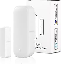 eMylo Magnetic Smart Door Sensor for WiFi Siren Detection, Alexa Scenarios .Google Assistant/Connections Supported, Real-Time App Notifications, Adjustable Volume, Timer