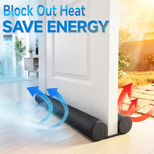 Image of MAXTID Entry Door Draft Stopper Black 36 inch