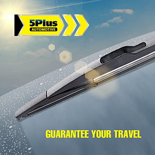 Image of 5 PLUS 14 inch Rear Wiper Blade Replacement for 2014 2013 2012 2011 2010 2009 2008 2007 Ford Edge BACK Windshield Wiper Blade (14D)