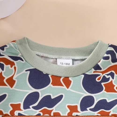 Newborn Baby Boy Girl Camouflage Embroidery Romper Infant Long Sleeve Bodysuit Coming Home Outfit3