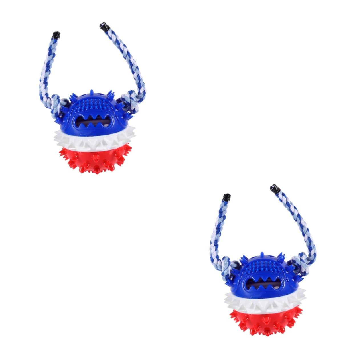 Jouets interactifs pour chiens sans rembourrage pour stimuler et masser les gencives
