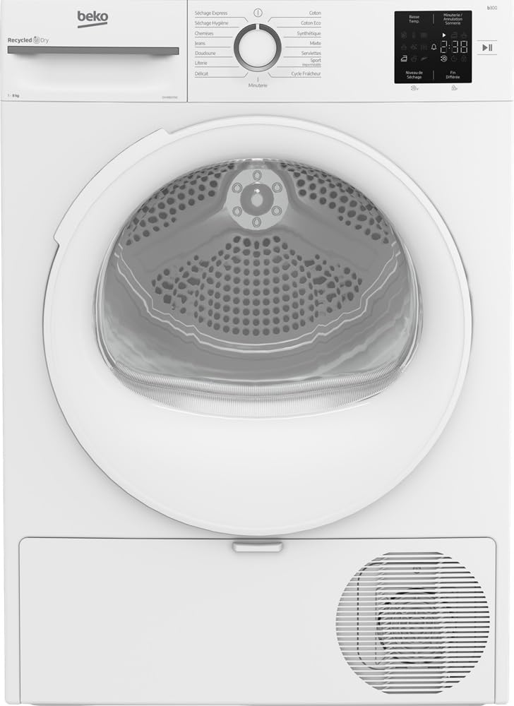 Sèche linge pompe à chaleur BEKO D3H18D01W